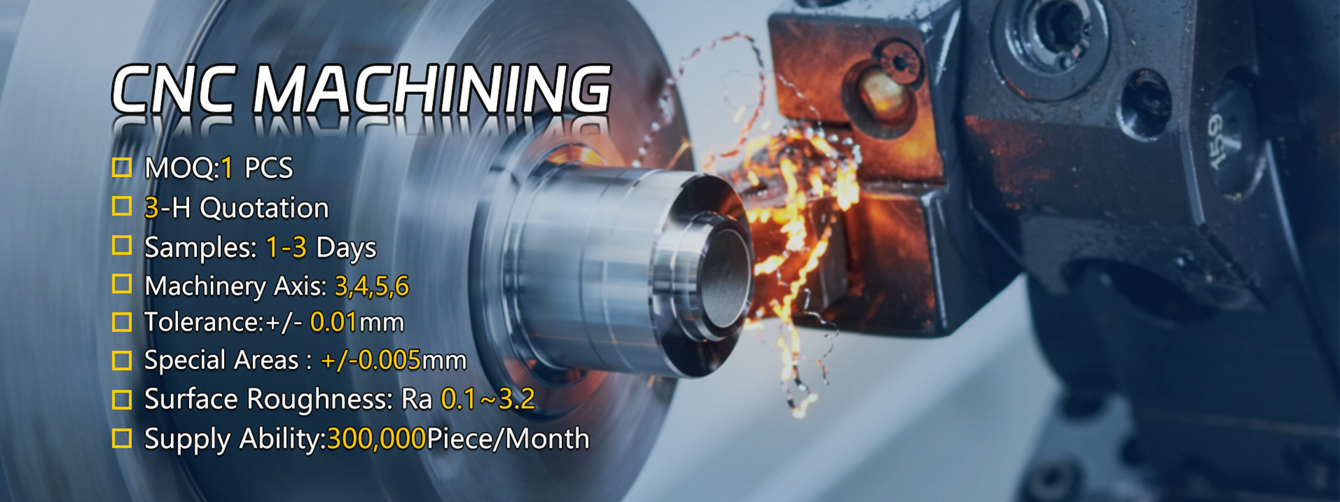 chất lượng Bộ phận tiện CNC nhà máy